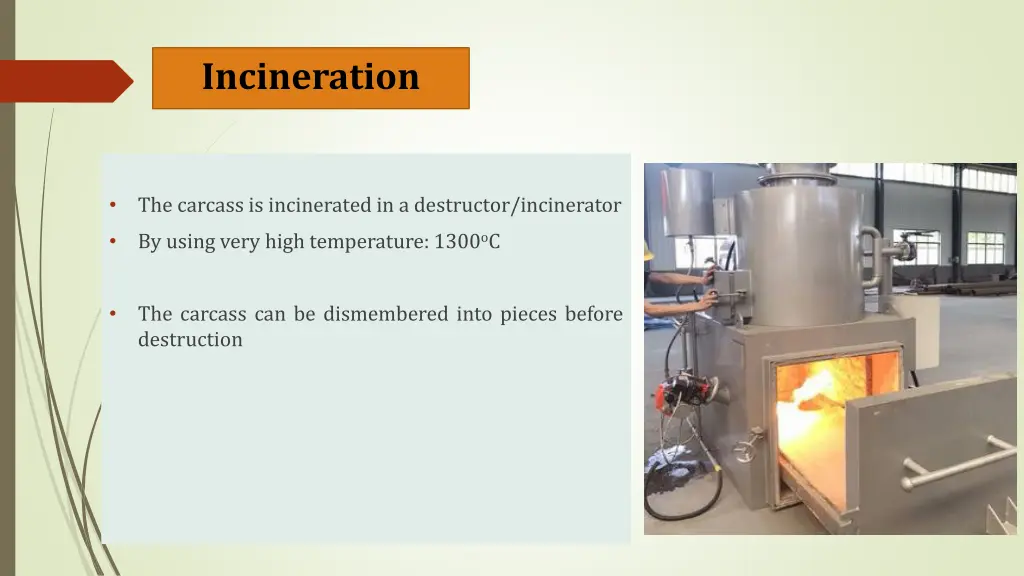 incineration