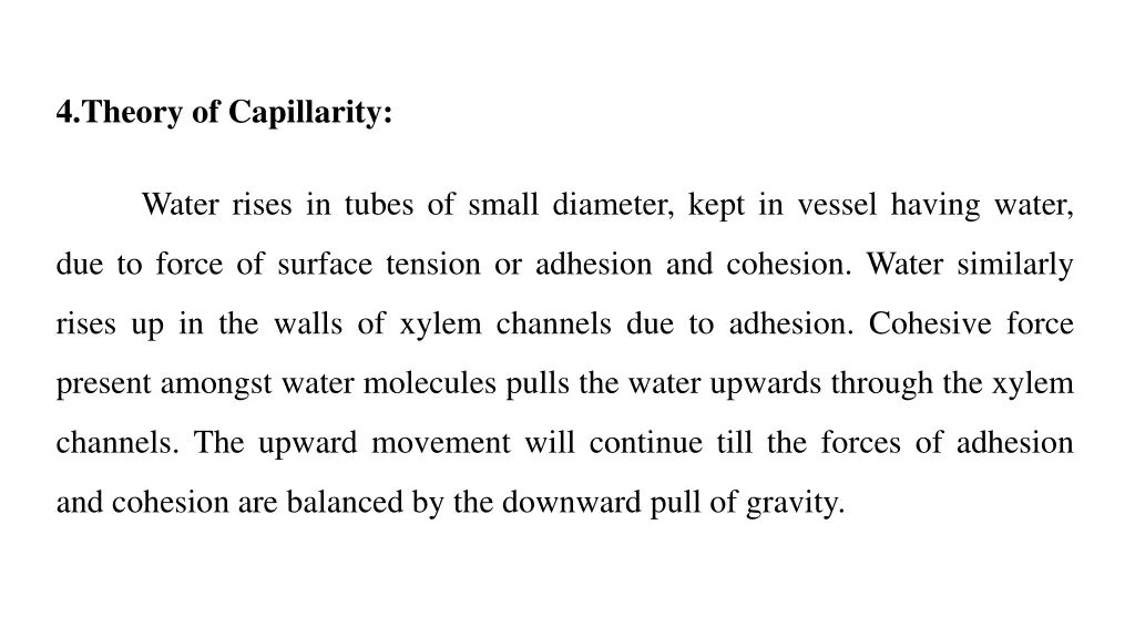 4 theory of capillarity