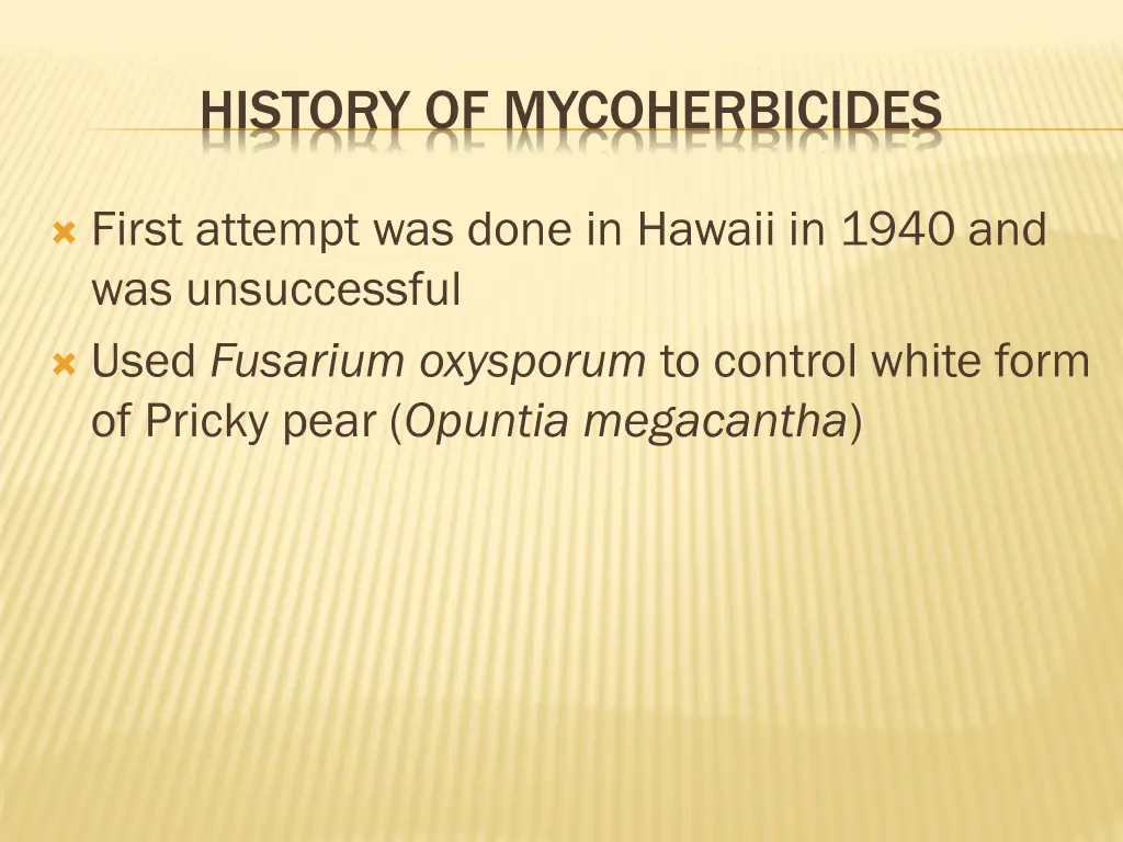 history of mycoherbicides