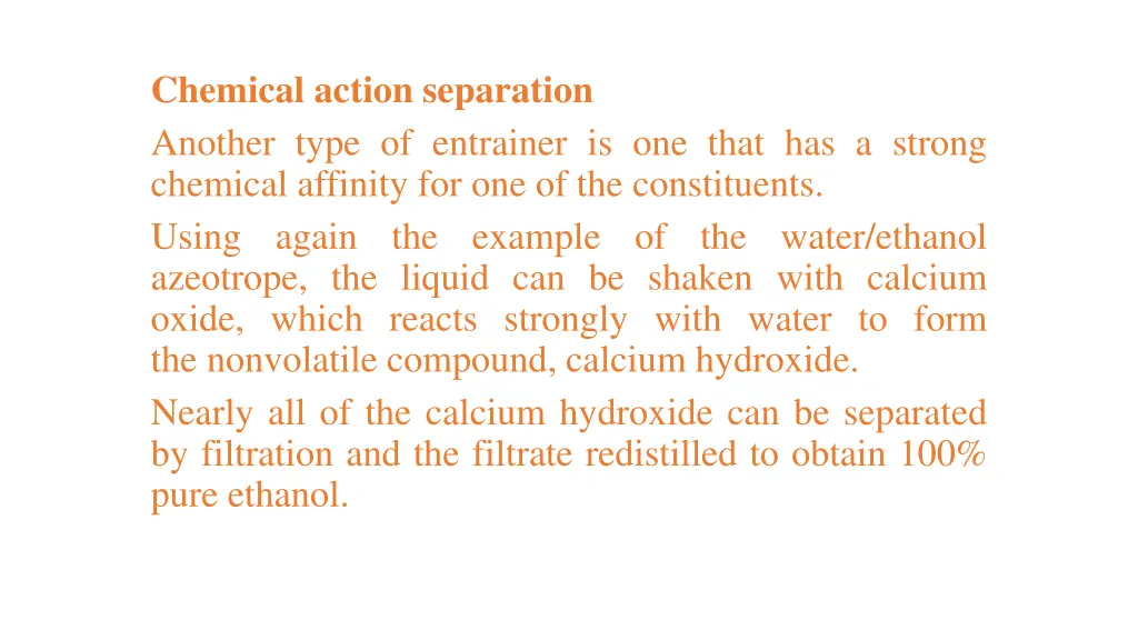 chemical action separation another type