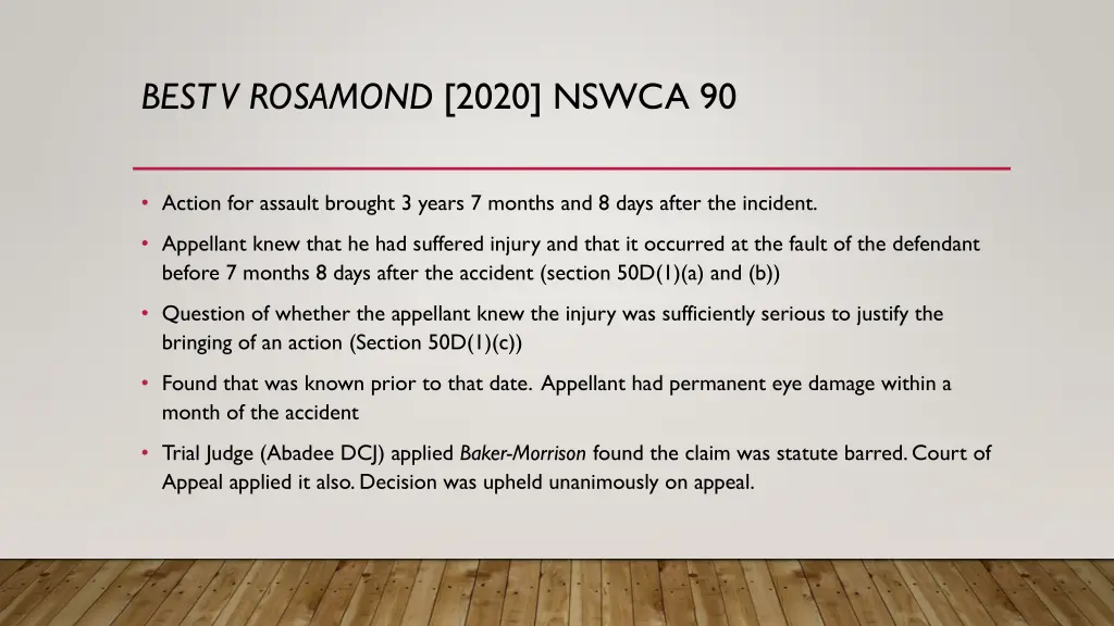 best v rosamond 2020 nswca 90