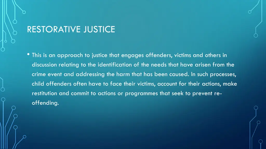 restorative justice