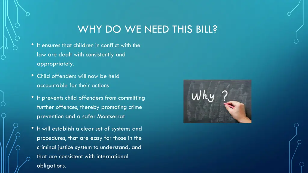 why do we need this bill