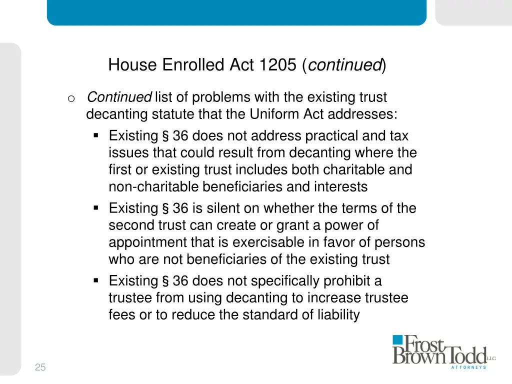 house enrolled act 1205 continued 1