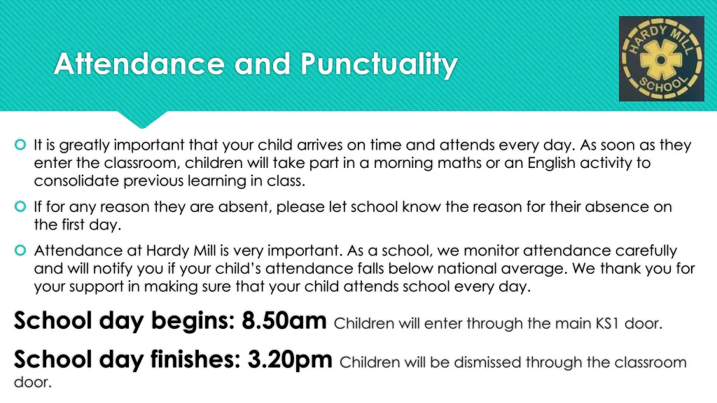 attendance and punctuality