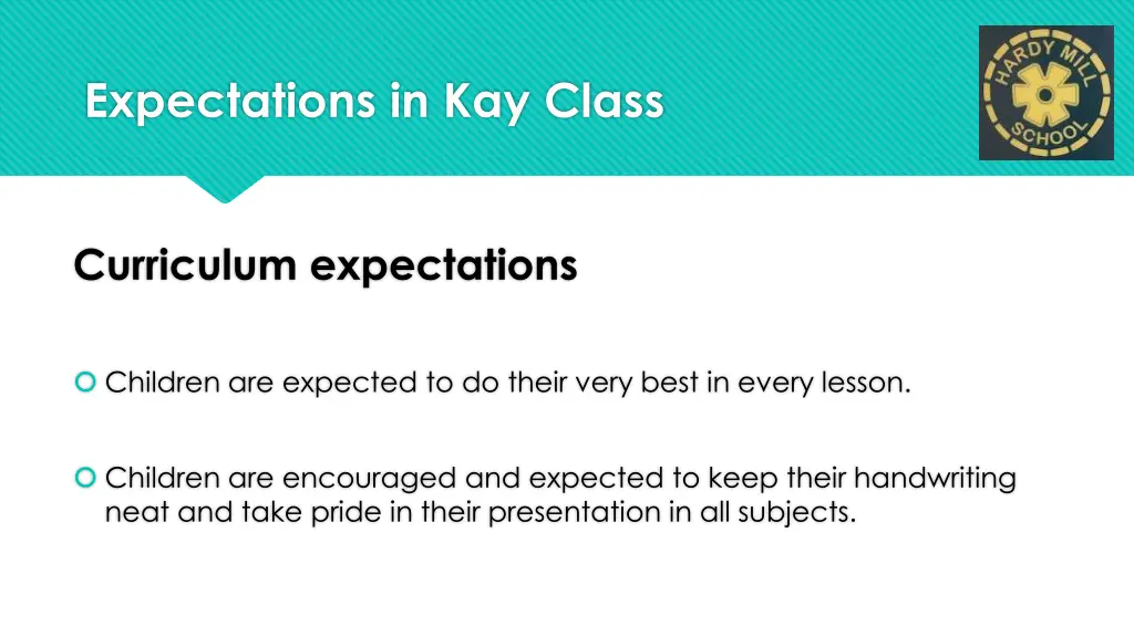 expectations in kay class