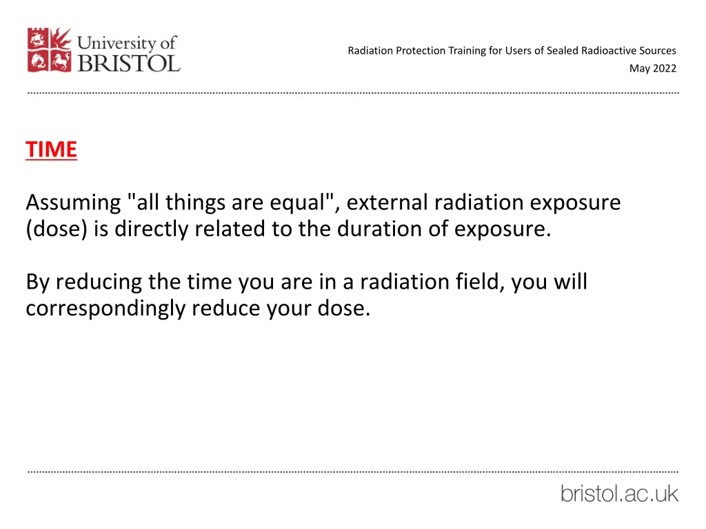 radiation protection training for users of sealed 34