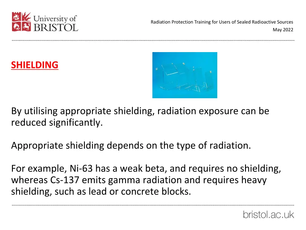 radiation protection training for users of sealed 37