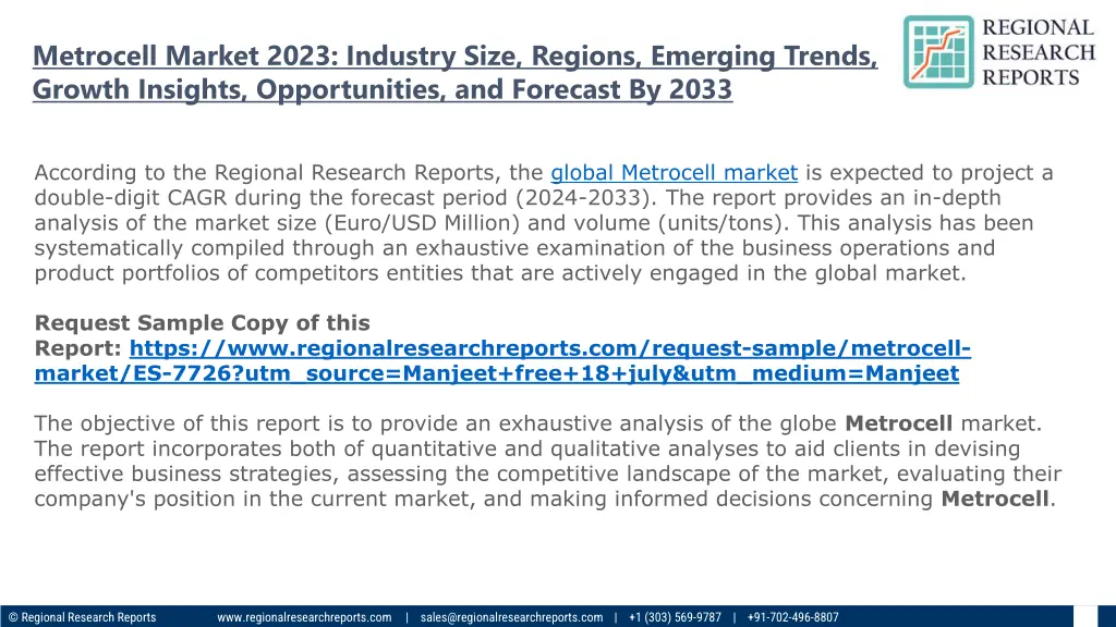 metrocell market 2023 industry size regions