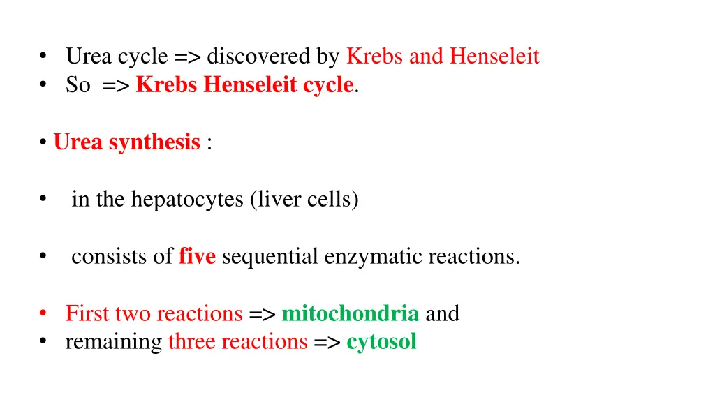 urea cycle discovered by krebs and henseleit