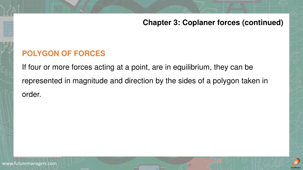 chapter 3 coplaner forces continued 1