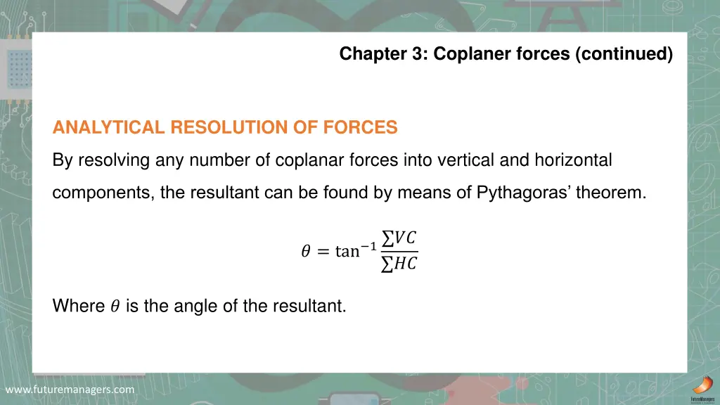 chapter 3 coplaner forces continued 2