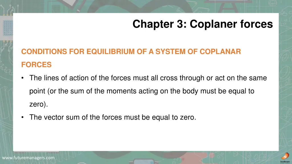 chapter 3 coplaner forces