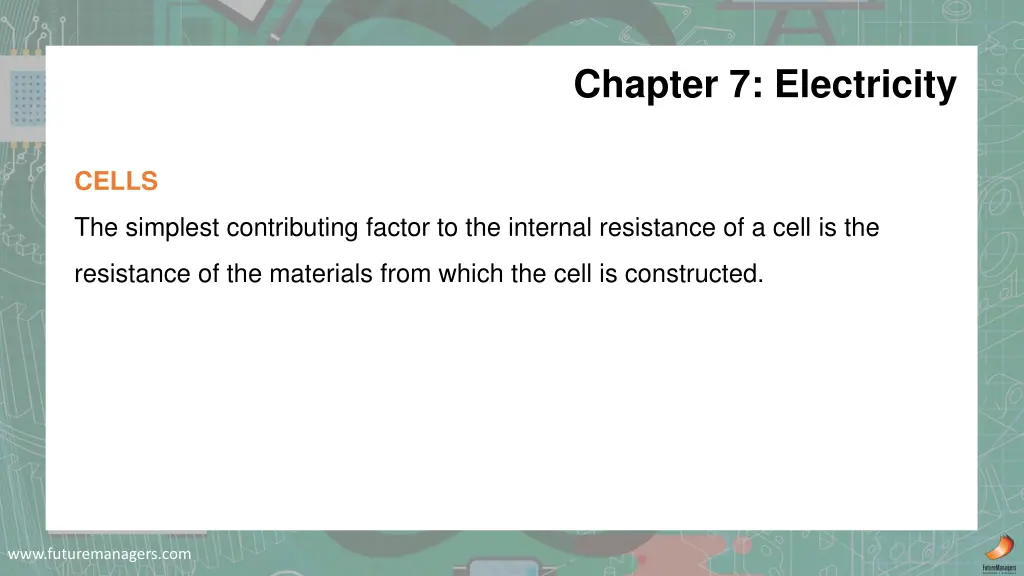 chapter 7 electricity