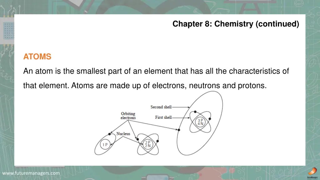 chapter 8 chemistry continued