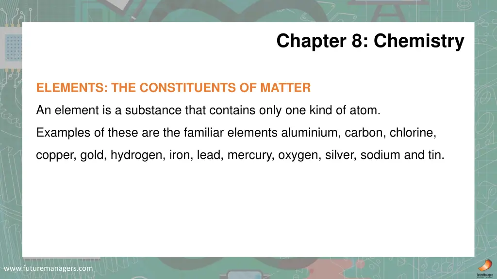 chapter 8 chemistry