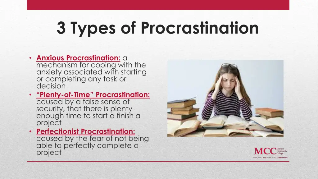 3 types of procrastination