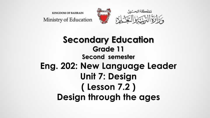 secondary education grade 11 second semester