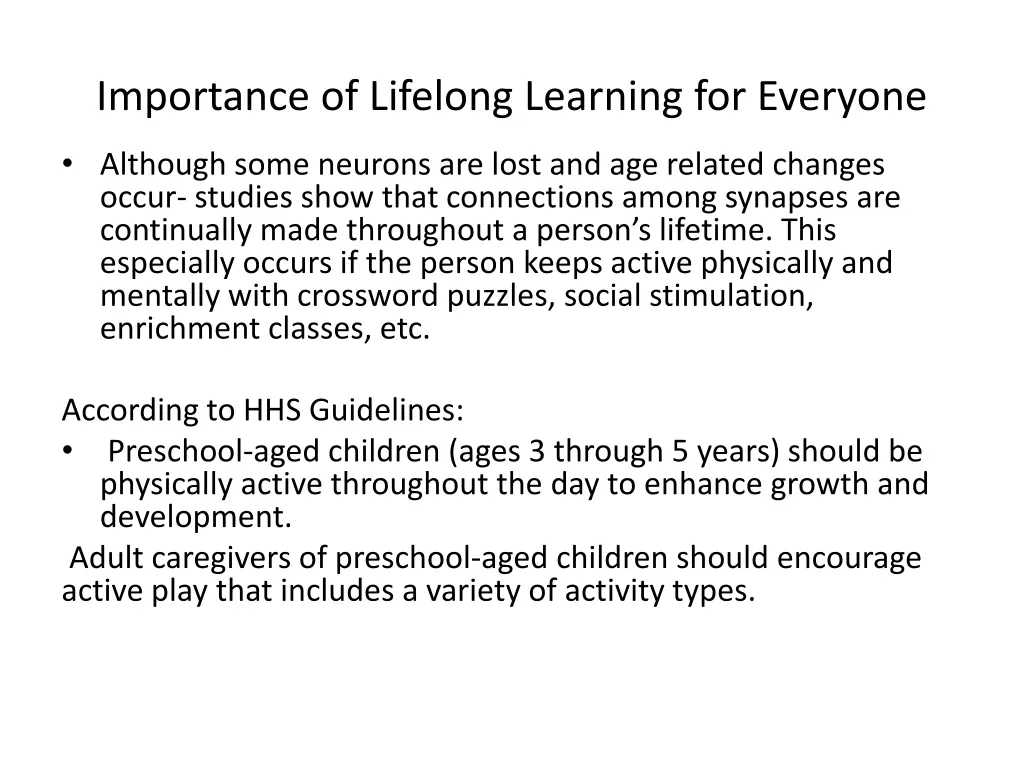 importance of lifelong learning for everyone