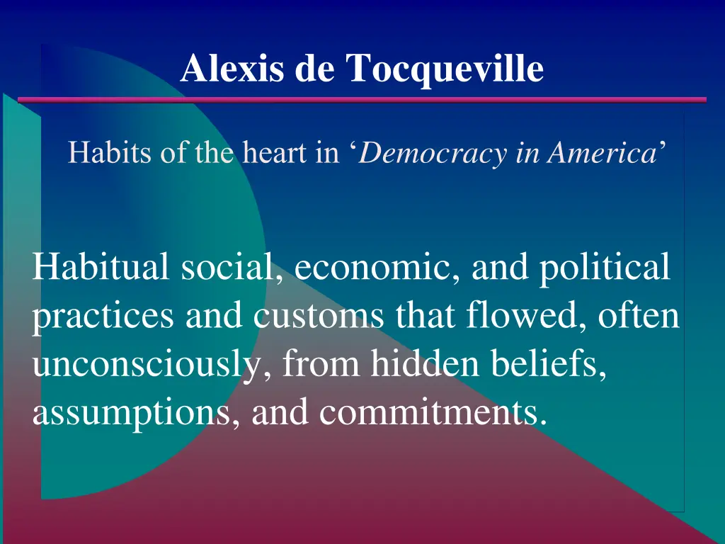 alexis de tocqueville