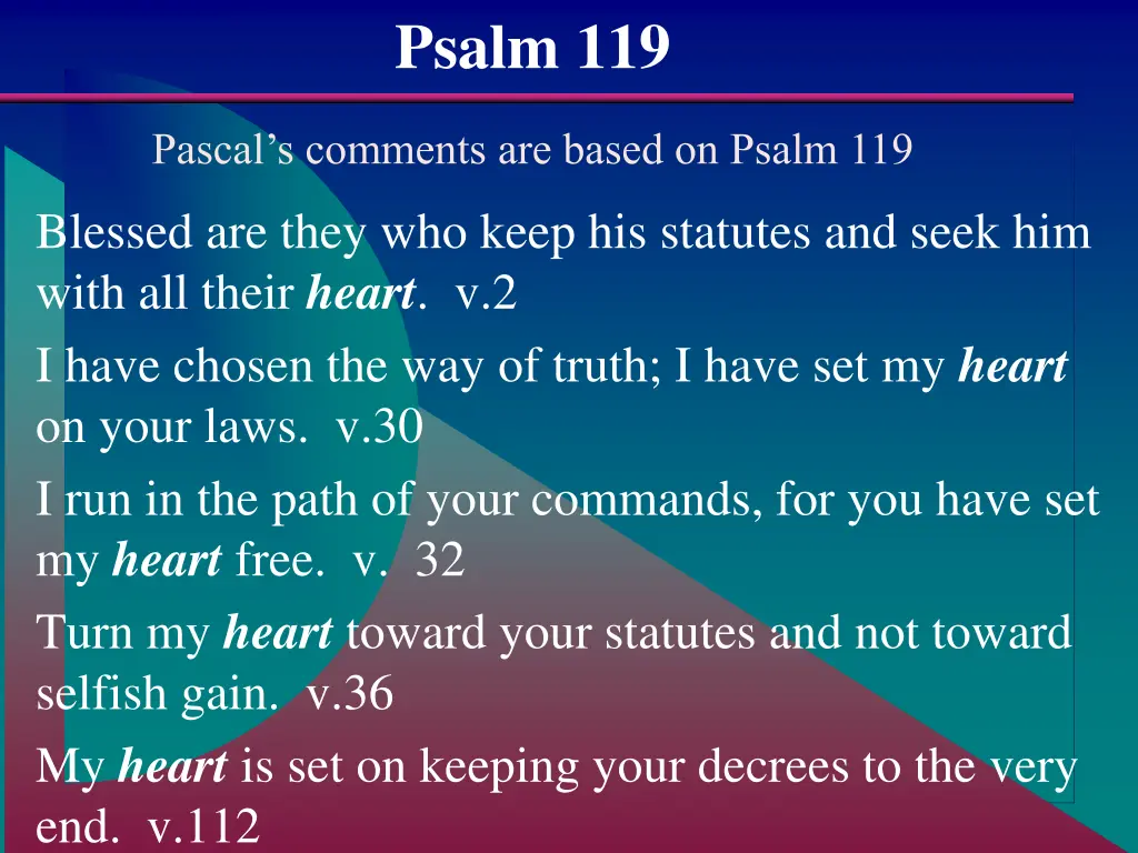 psalm 119