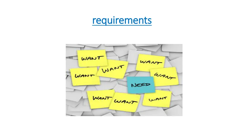 requirements requirements