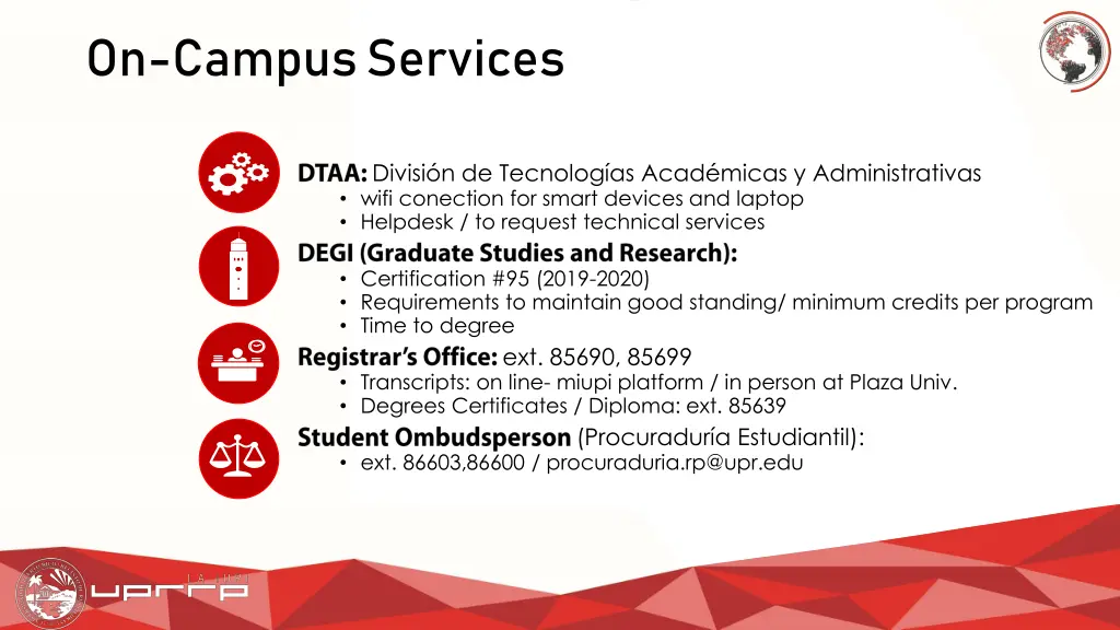 on campus services 1