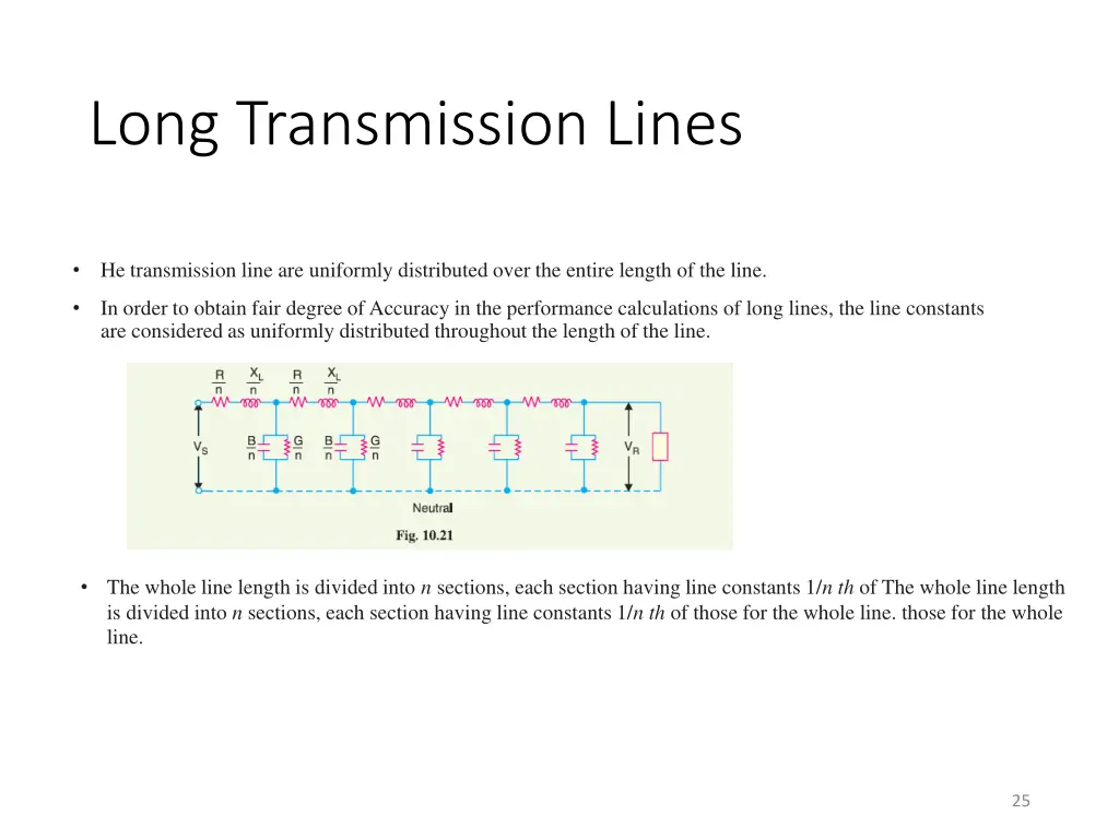 long transmission lines