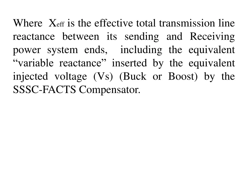 where x eff is the effective total transmission