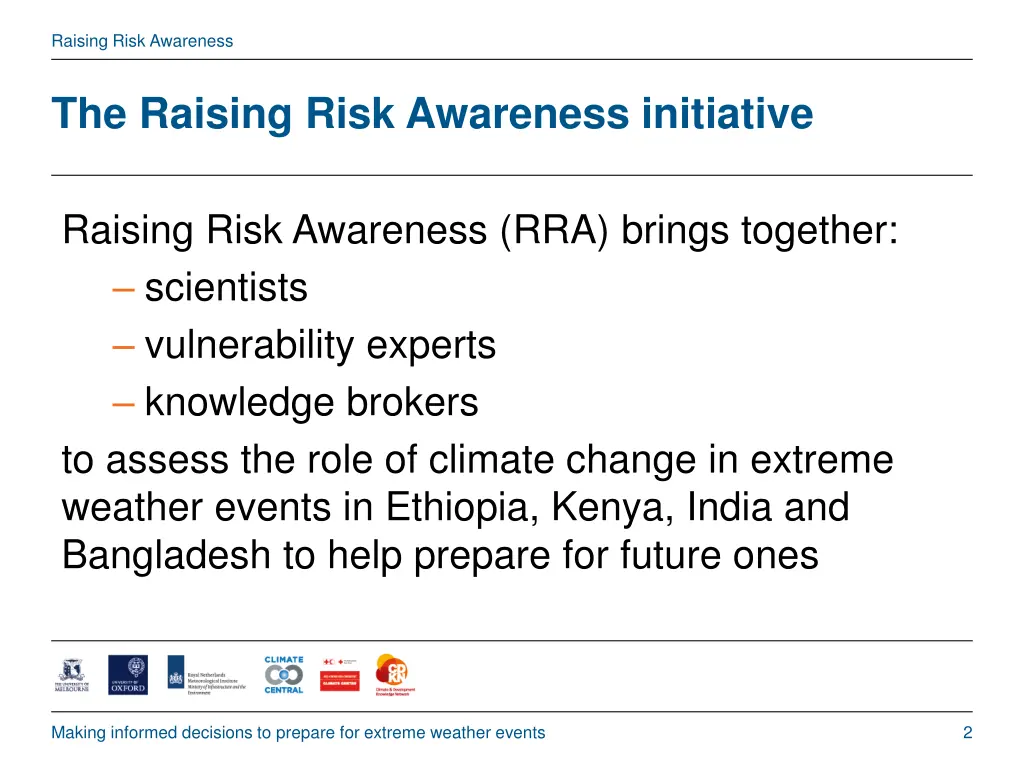 raising risk awareness 1