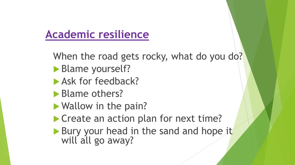 academic resilience