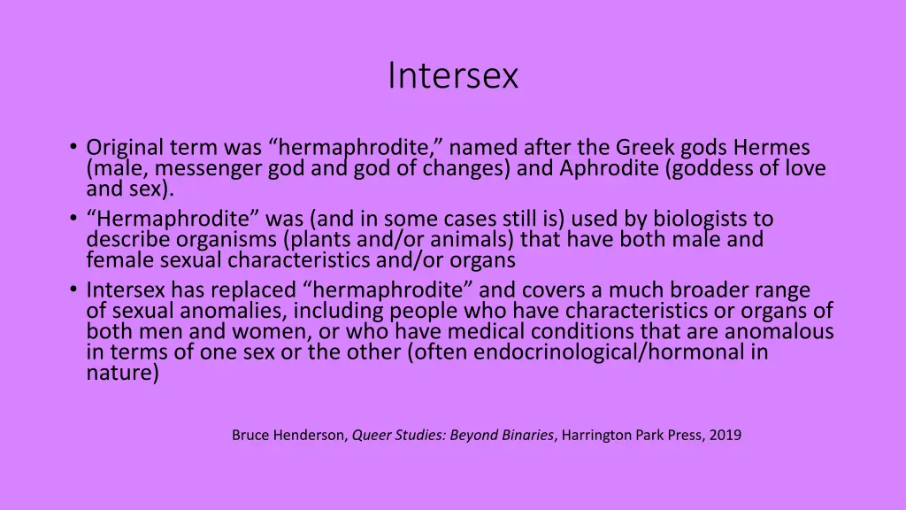 intersex