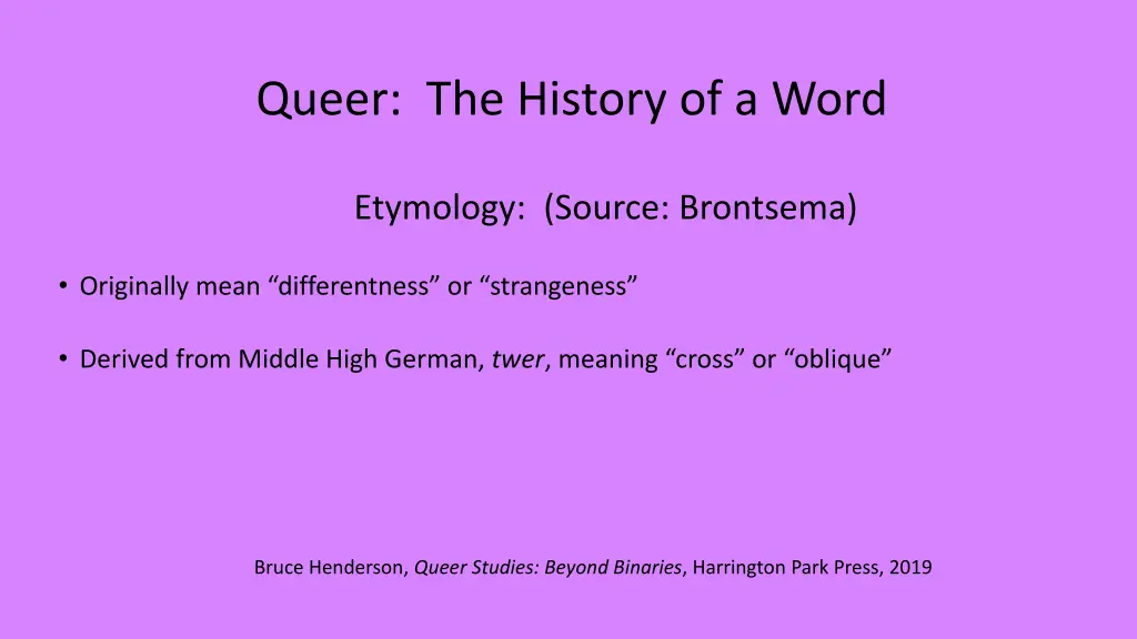 queer the history of a word