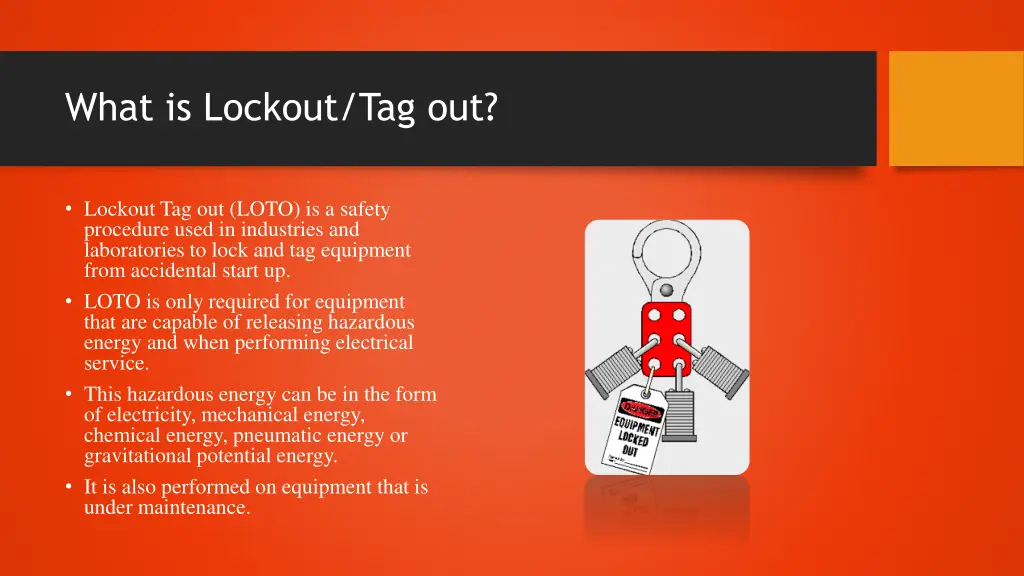 what is lockout tag out