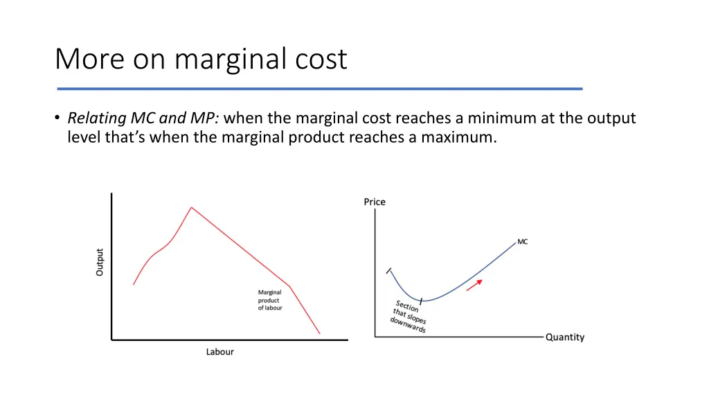 more on marginal cost