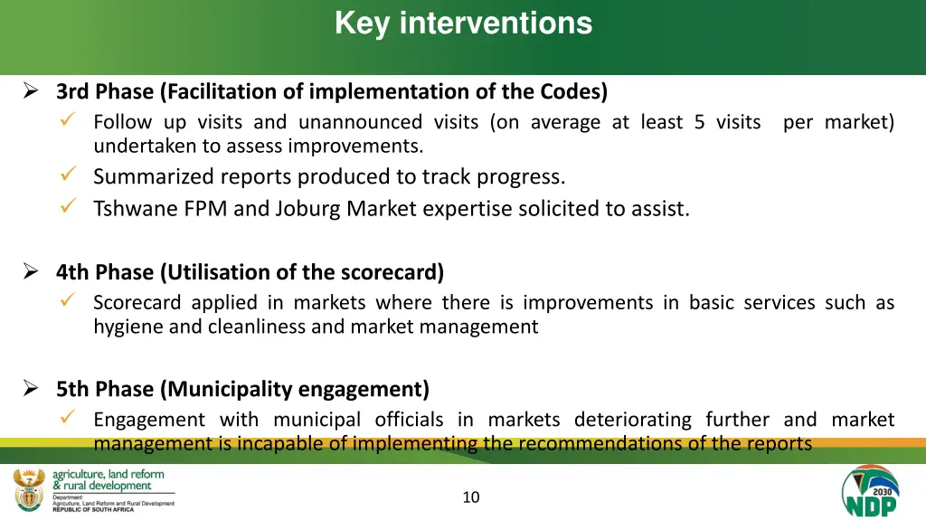 key interventions 1