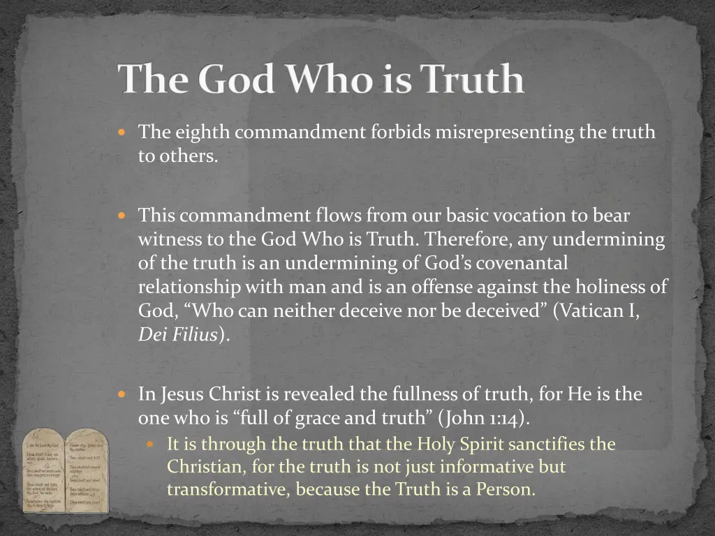 the god who is truth