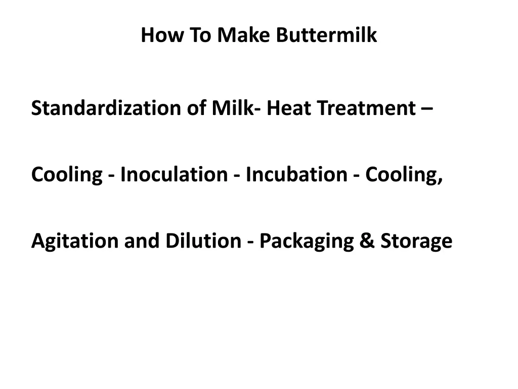 how to make buttermilk