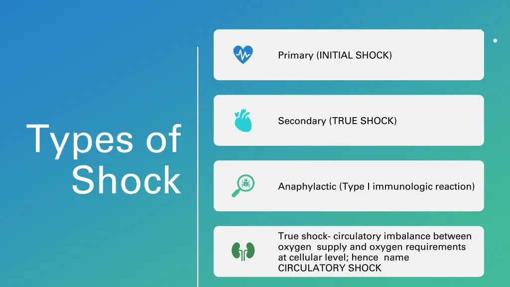 primary initial shock