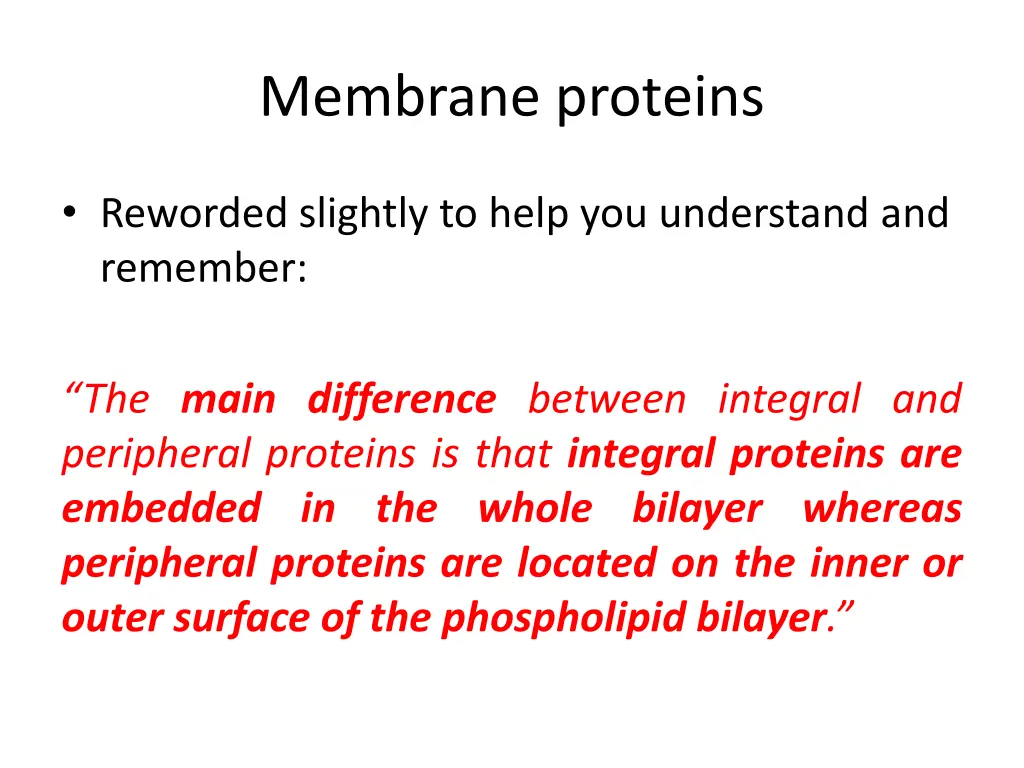 membrane proteins 1