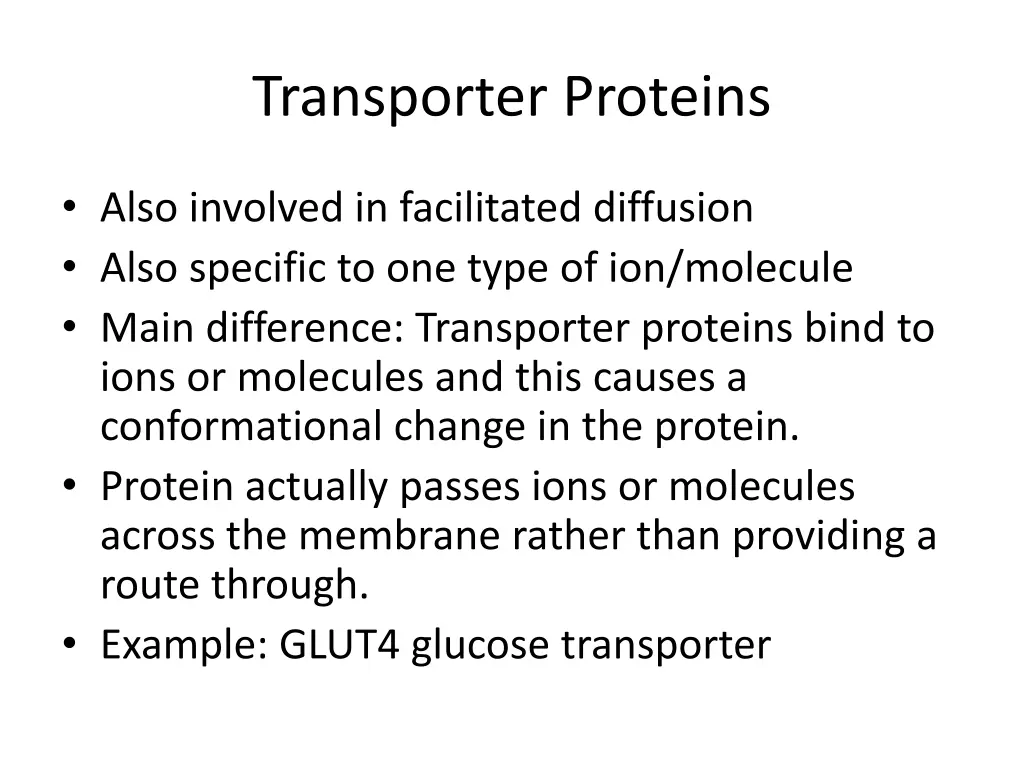 transporter proteins 1