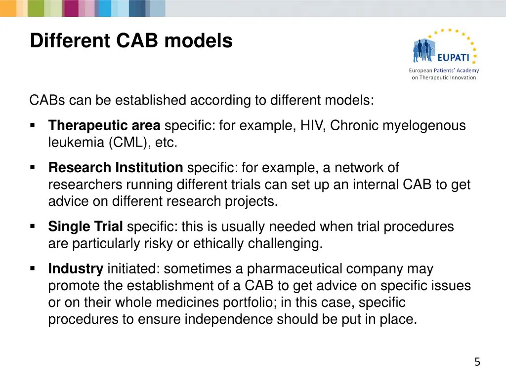 different cab models