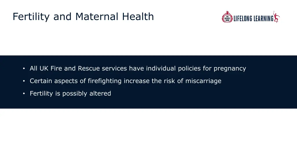 fertility and maternal health