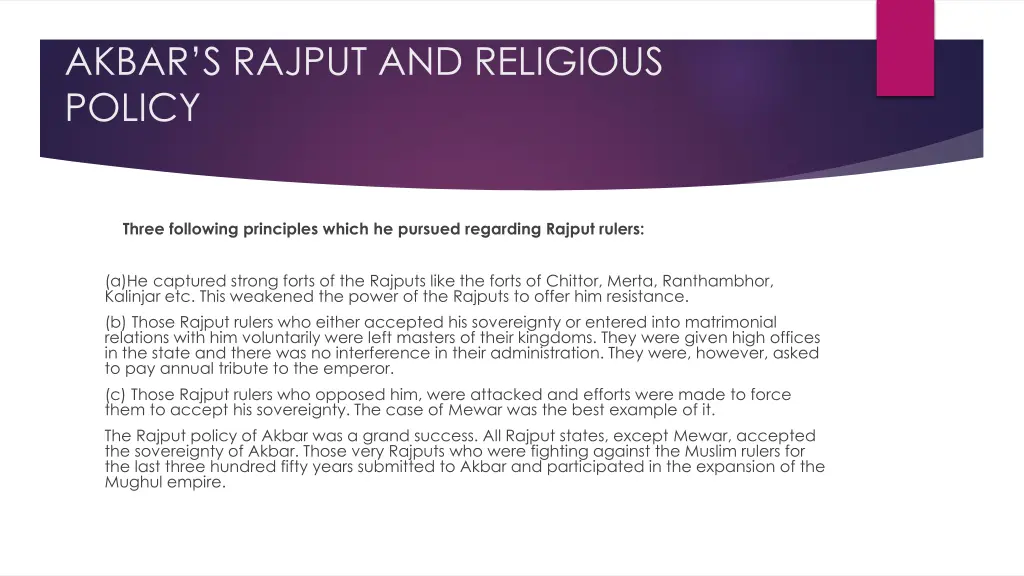 akbar s rajput and religious policy