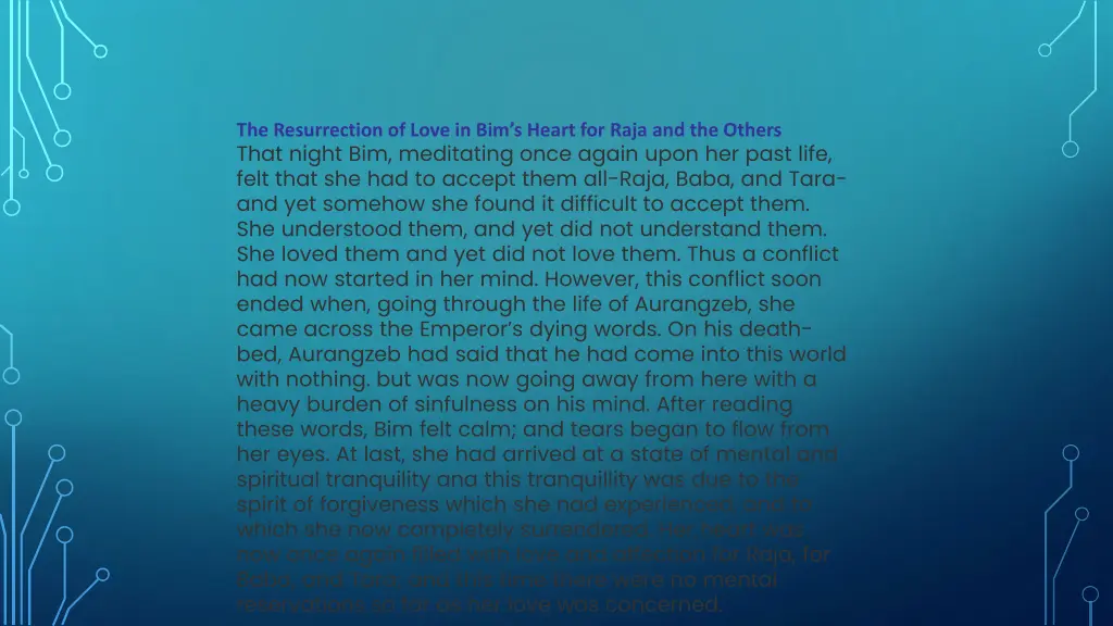 the resurrection of love in bim s heart for raja