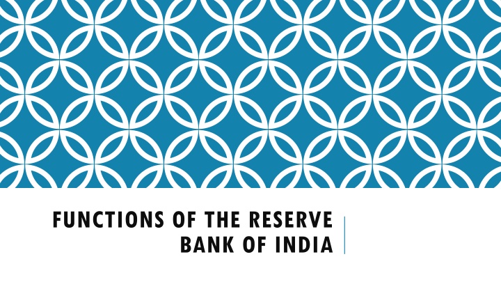 functions of the reserve bank of india