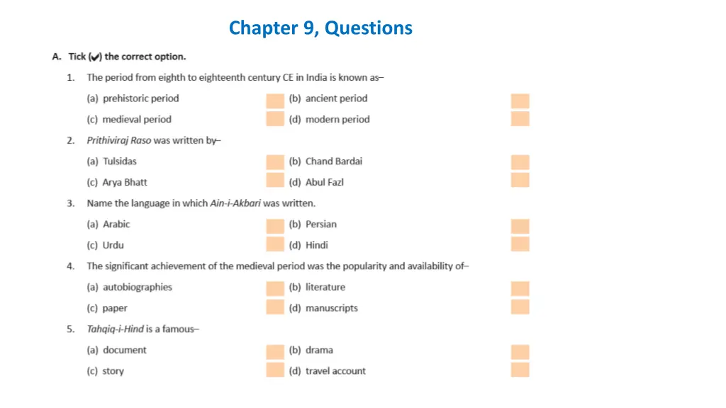 chapter 9 questions