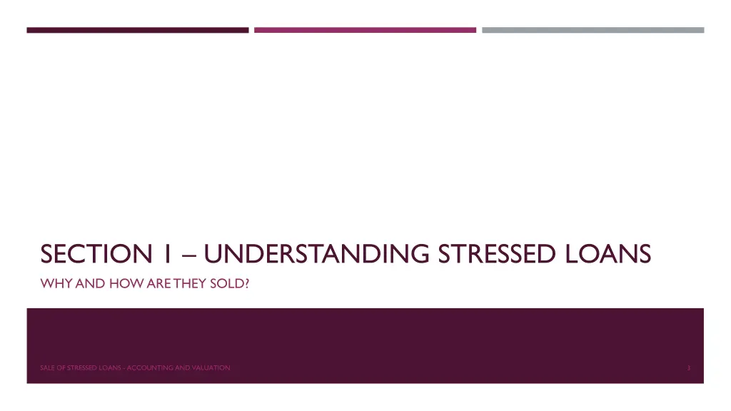 section 1 understanding stressed loans