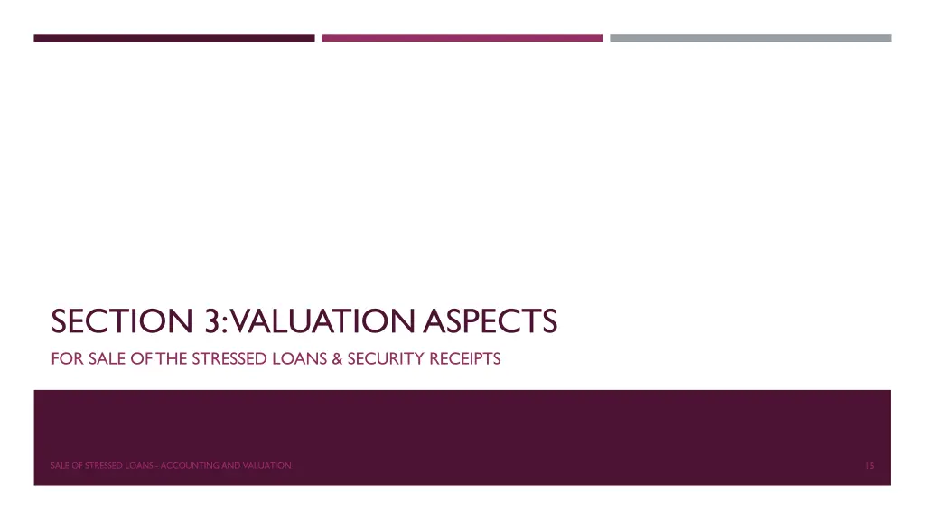 section 3 valuation aspects for sale