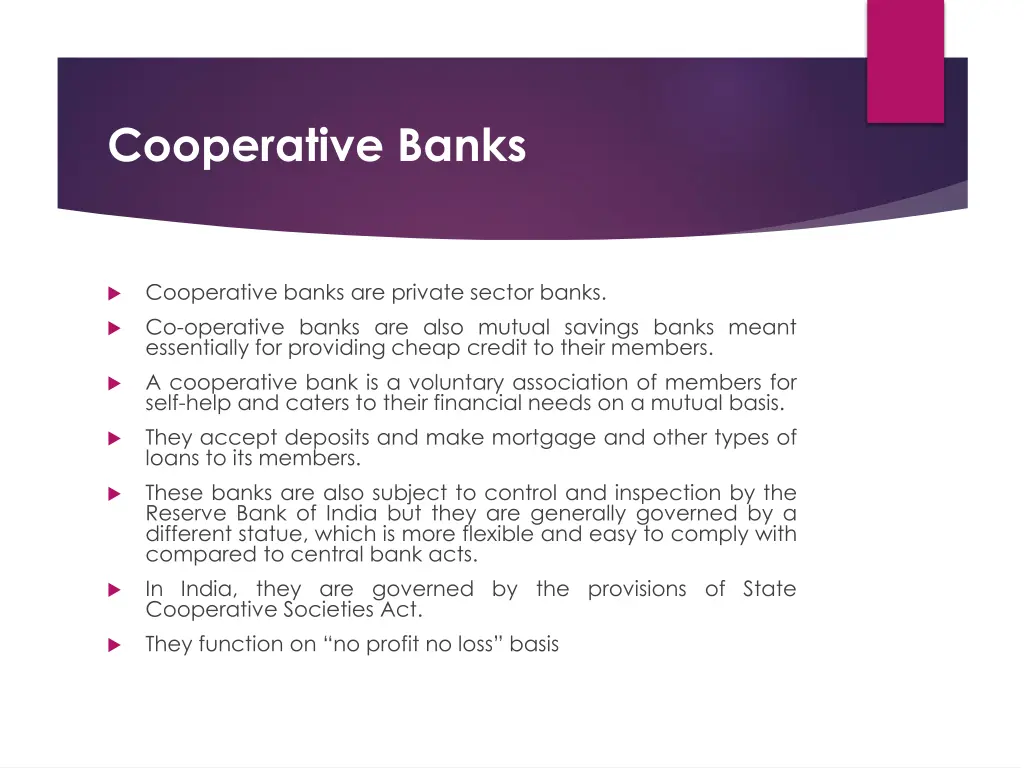 cooperative banks